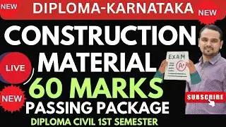 CM PASSING PACKAGE|Construction Material civil passing package|CM Diploma passing package|Civil pp