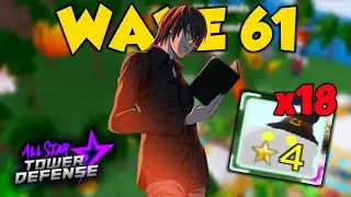 KURA (LIGHT YAGAMI) IN EXTREME MATERIAL ORBS FARM | SOLO GAMEPLAY (WAVE 61) | ALL STAR TOWER DEFENSE