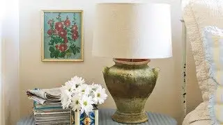 Turn An Old Planter Into A Lamp | Southern Living