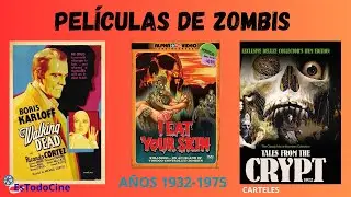 Películas de ZOMBIS. Años 1932-1975. Carteles. Posters.