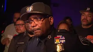 Detroit police Chief James White provides information on shooting incident