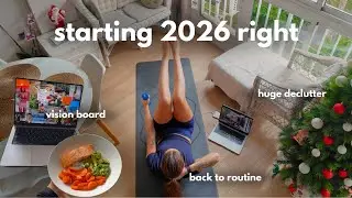 Привет, 2026 год ⊹ Возвращаемся к рутине, наводим порядок и создаем доску визуализации.