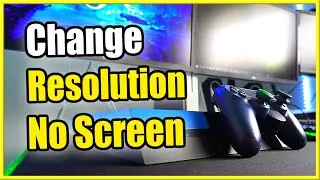 How to Change Resolution on PS4 without Screen (Fix Black Screen)