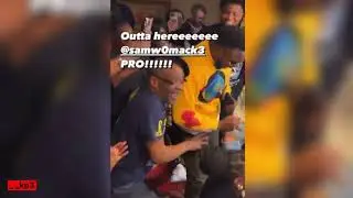 Samuel Womack reaction to being drafted by the 49ers