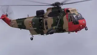 23/07/17 RIAT 2023 | Historic Helicopters Sea King Mk.48 Departure from RAF Fairford