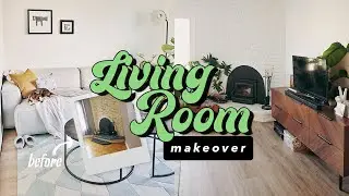 DIY Living Room Makeover - Our First Home