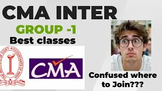 CMA inter Group 1 classes 💥 Best classes for CMA inter #cmainter 💥 CMA inter class