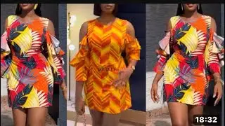 How To Cut And Sew A Shift Dress With Cold Shoulder Sleeves//Beginners Friendly.