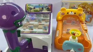 10-minute game console toy unboxing, Plants vs. Zombies game, Bear pinball game console, ASMR