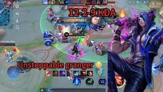 Unstoppable granger 😳 #granger #mobilelegends #grangergameplay #mlbb #unstoppable #fyp
