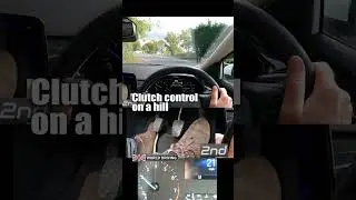 Управление сцеплением на холме &mdash; перекрёсток #clutchcontrol