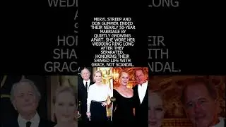 Meryl Streep Wore Her Ring Long After They Split 💍💔 #MerylStreep #shorts