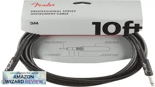Fender Professional Series Instrument Cable Guitar Cable 10 ft Stage Ready Review