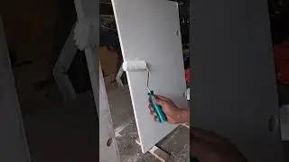 next step !!applying primer flat wall enamel!!#diy #viralshorts