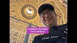Climbing the dome of St. Peter&rsquo;s!  #travel #rome #catholic #fun #amazing #tourist #italy #climbing