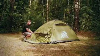 Установка однослойной палатки RSP Krewl 3