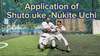 Shotokan Karate Basic - Application of shuto uke / nukite uchi by sensei Delwar H Iqbal 