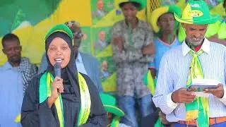 Degmada Qulujeed oo ay Taageerayaasha Xisbiga KULMIYE Wacdaro ka Dhigeen.