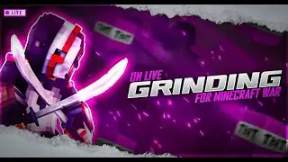 🔴ROLE PLAY SMP GRINDING FOR WAR ON LIVE ___MINECRAFT