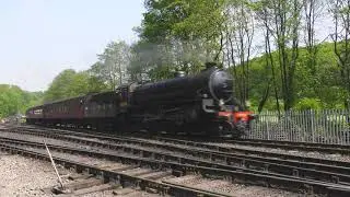 J27 No 65894 runs in and also runs first passenger train after overhaul - 4K UHD