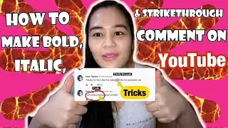 How to make bold, italic, and strikethrough comment on YouTube (add formatting to your comments)