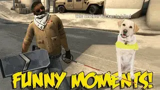CS:GO FUNNY SILVER MOMENTS - THE MOST BLIND CSGO PLAYER EVER