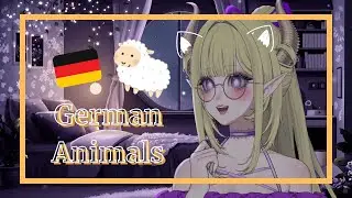 | ASMR | Cozy German Animals Lesson 🐕 | Soft Spoken |