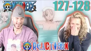 ONE PIECE eps. 127/128! CROCODILE LOOSES!  👒 🐊 | REACTION and DISCUSSION | couples first time