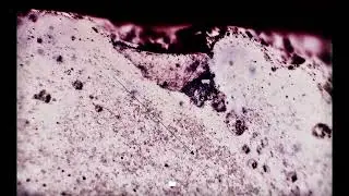 Video 13a Muong Nong tektite bombardment by quartz grains