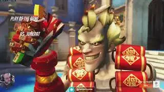 POTG JUNKRAT ONE TRICK - CHRO! JUNKRAT GAMEPLAY OVERWATCH 2 SEASON 2