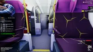 Simrail 2021 prologue gameplay, Ząbkowice-Będzin at night.