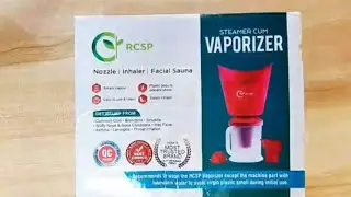 Steam vaporizer unboxing 