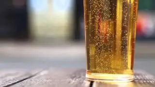 VIDEVO - Beer Bubbles Close Up