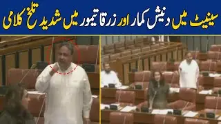 In The Senate, Danesh Kumar And Zarqa Taimoor Had A Very Bitter Conversation | Dawn News