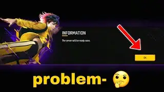 free fire the server will be ready soon problem solve//ff the server will be ready soon problem fix