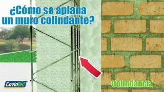 ¿Cómo aplanar un #MuroColindante de PANEL COVINTEC?