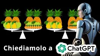 Non chiedere a ChatGPT di risolvere i quiz di matematica! Esempio con bilance a due piatti.