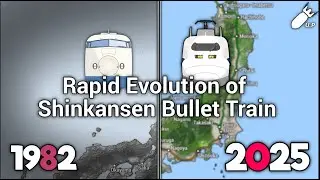 Evolution of Shinkansen Bullet Train | (In less than 3 Minutes)