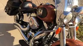 041496 2008 HARLEY-DAVIDSON SOFTAIL HERITAGE CLASSIC ANNIVERSARY - FLSTC