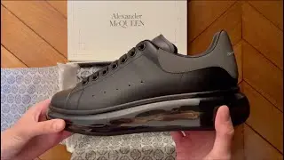 Alexander McQueen Transparent Sole Oversized Sneakers | Unboxing