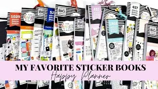 My FAVORITE Happy Planner Sticker Books