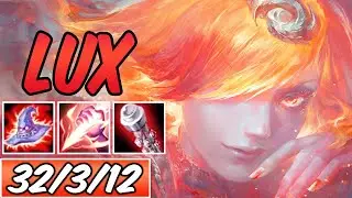 S+ LUX JUNGLE FULL BURST WITH DARK HARVEST | FIRE ELEMENTALIST | New Build & Runes | SEASON 10