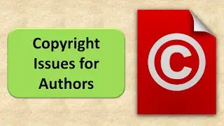 Copyright Issues for Authors