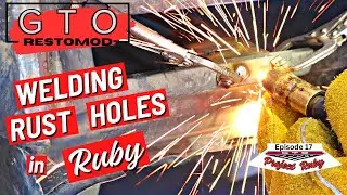 Patching Rust Holes in the GTO - Fixing Pitted Steel with a Mig Welder - GTO RestoMod (Ep 17)