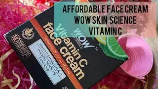 |WOW Vitamin C face cream review | BEST Anti Aging Cream| Short Review | Meghana Vora