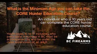 🎯 Youth Hunting in BC EXPLAINED | Minimum Age, Licenses & Safety Rules