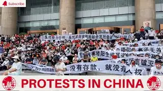 Huge Protests in Central China over cash withdrawal ban