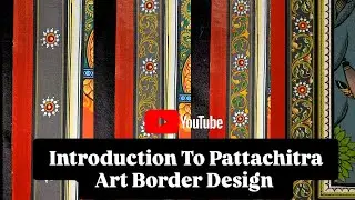 ODISHA'S Famous Pattachitra border design 😍#pattachitra 