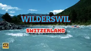RELAXING RIVER SOUNDS 🇨🇭 4K | WILDERSWIL - SWITZERLAND | G&Uuml;NDLISCHWAND / L&Uuml;TSCHINE RIVER نهر لوتسكين