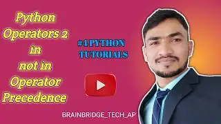 Python in & not in Operators 🔥 | Operator Precedence Explained #python #youtube #programming
